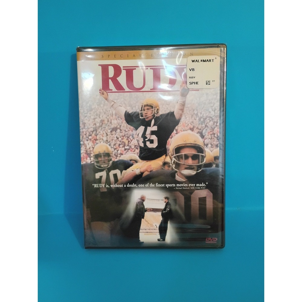Rudy Special Edition DVD‎ Sean Astin Notre Dame Football Sports Movie New Sealed